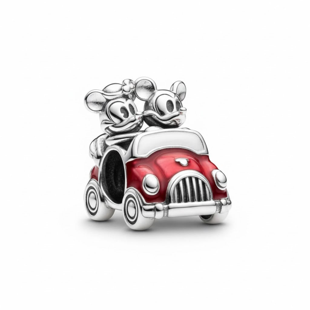 "Roadtrip der Liebe" – Charm-Anhänger aus 925 Sterling Silber