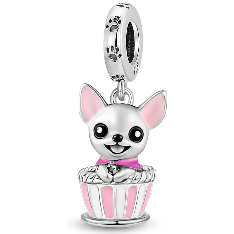 Chihuahua Charm – Rosa | 925 Silber