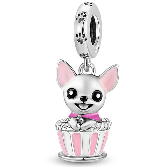Chihuahua Charm – Rosa | 925 Silber